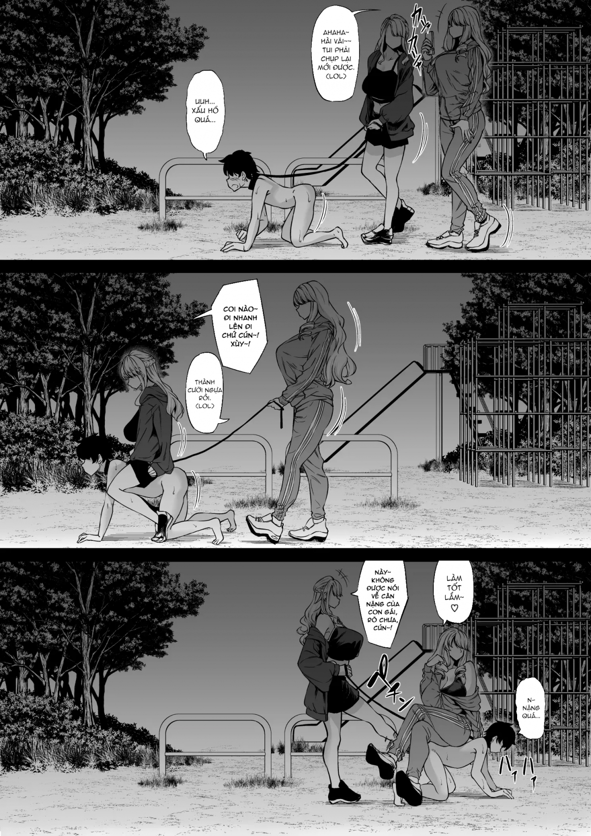 Đọc truyện hentai Từ nô lệ trong công ty trở thành thú cưng cho các en Gyaru - Haihondaikho