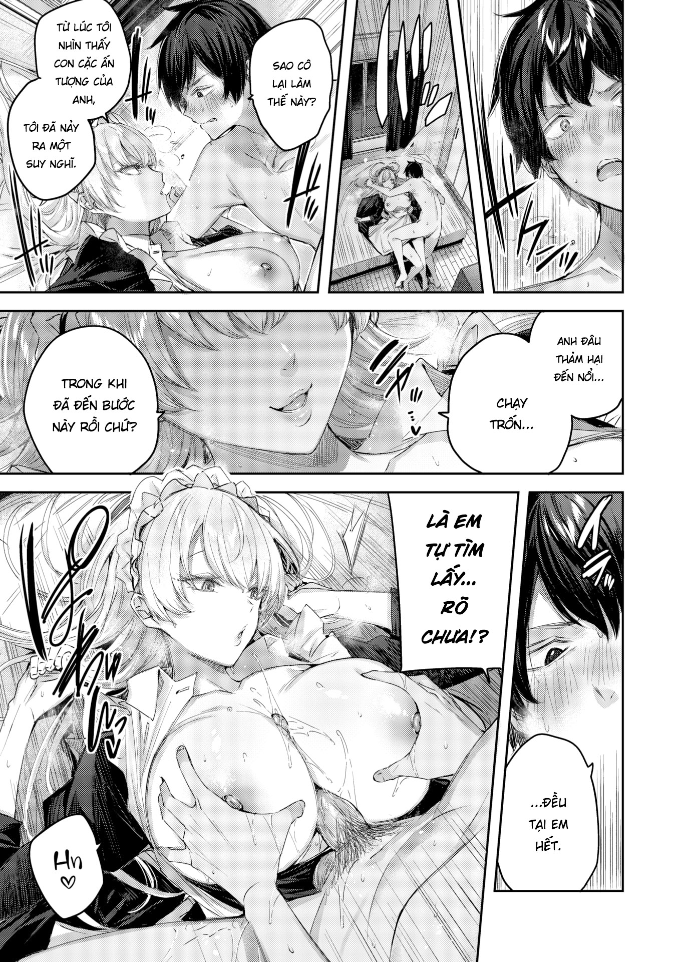 Đọc truyện hentai Dịch Vụ Nàng Hầu Thơ Ngây - Oneshot