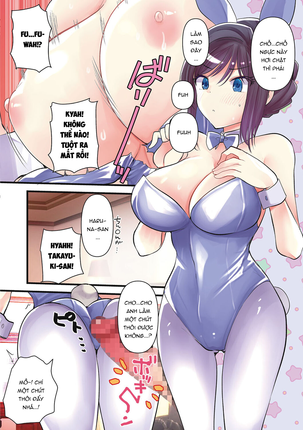 Đọc truyện hentai Nhật ký dâm đãng của cô vợ mới cưới - Voi 0- Trong bộ đồ Bunny.