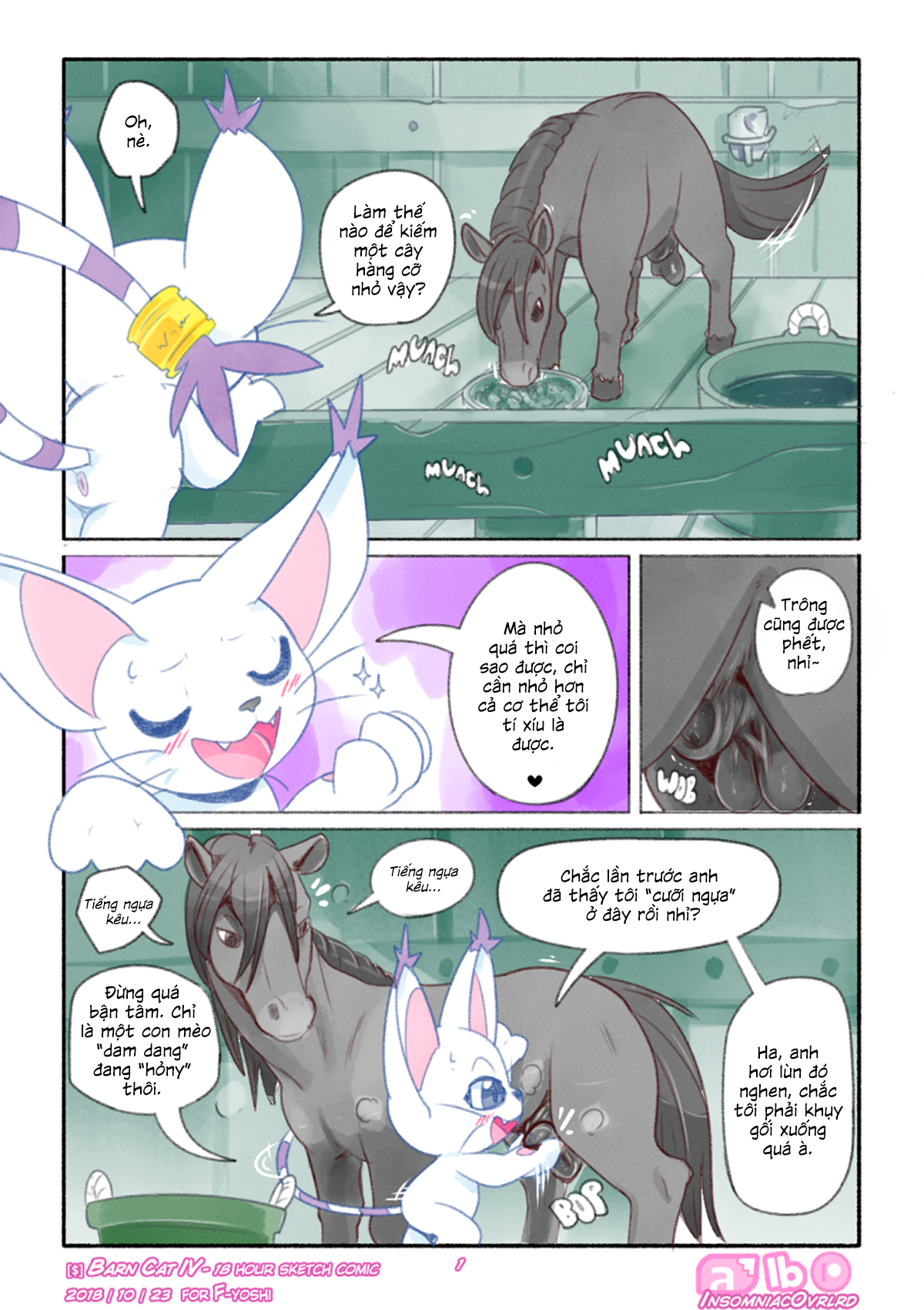 Đọc truyện hentai Chuyện tại chuồng ngựa - Oneshot