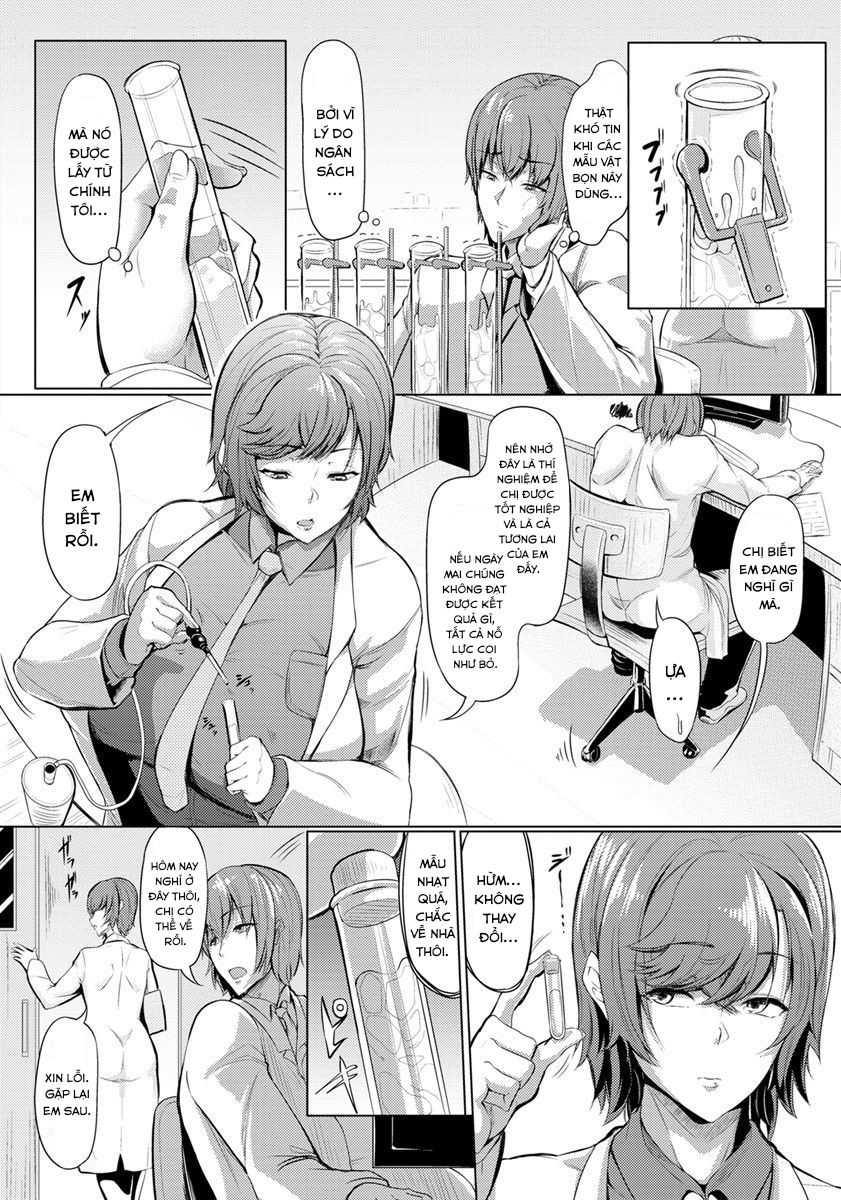 Đọc truyện hentai Bà chị nghiên cứu sinh ngầu lòi!! - Oneshot