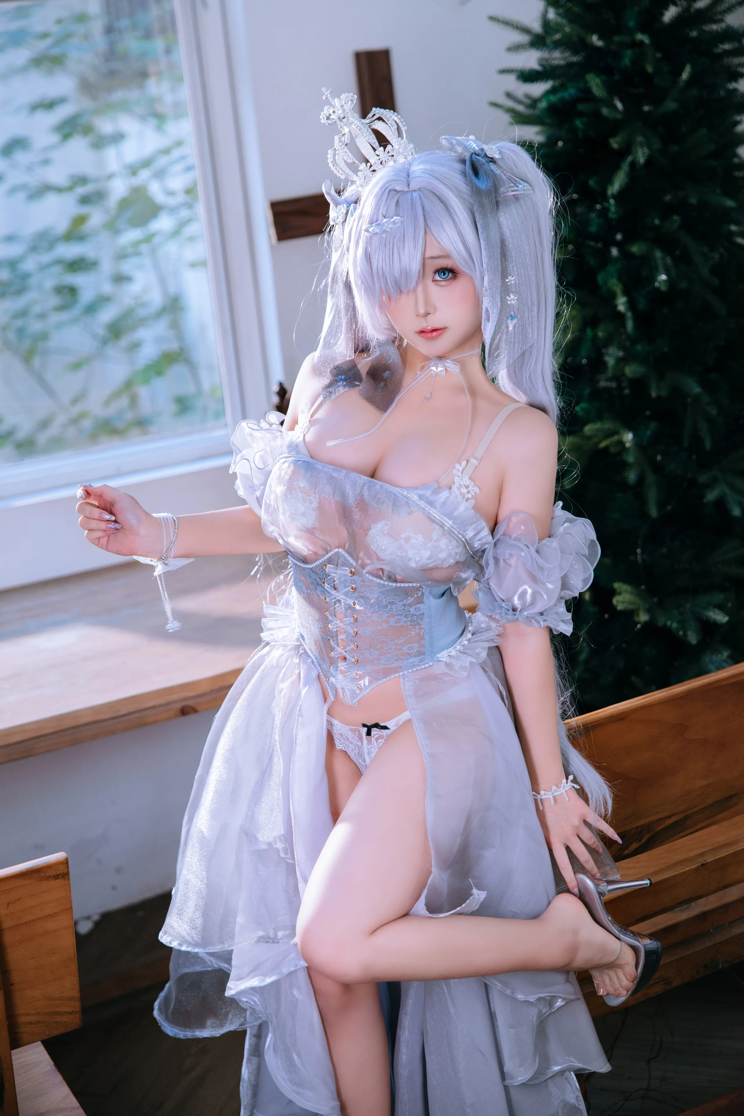 Đọc truyện hentai Tuyển tập Albums siêu phẩm Cosplay - Chap 1105 - Hina Jiao - Goddess of Victory: Nikki Cinderella