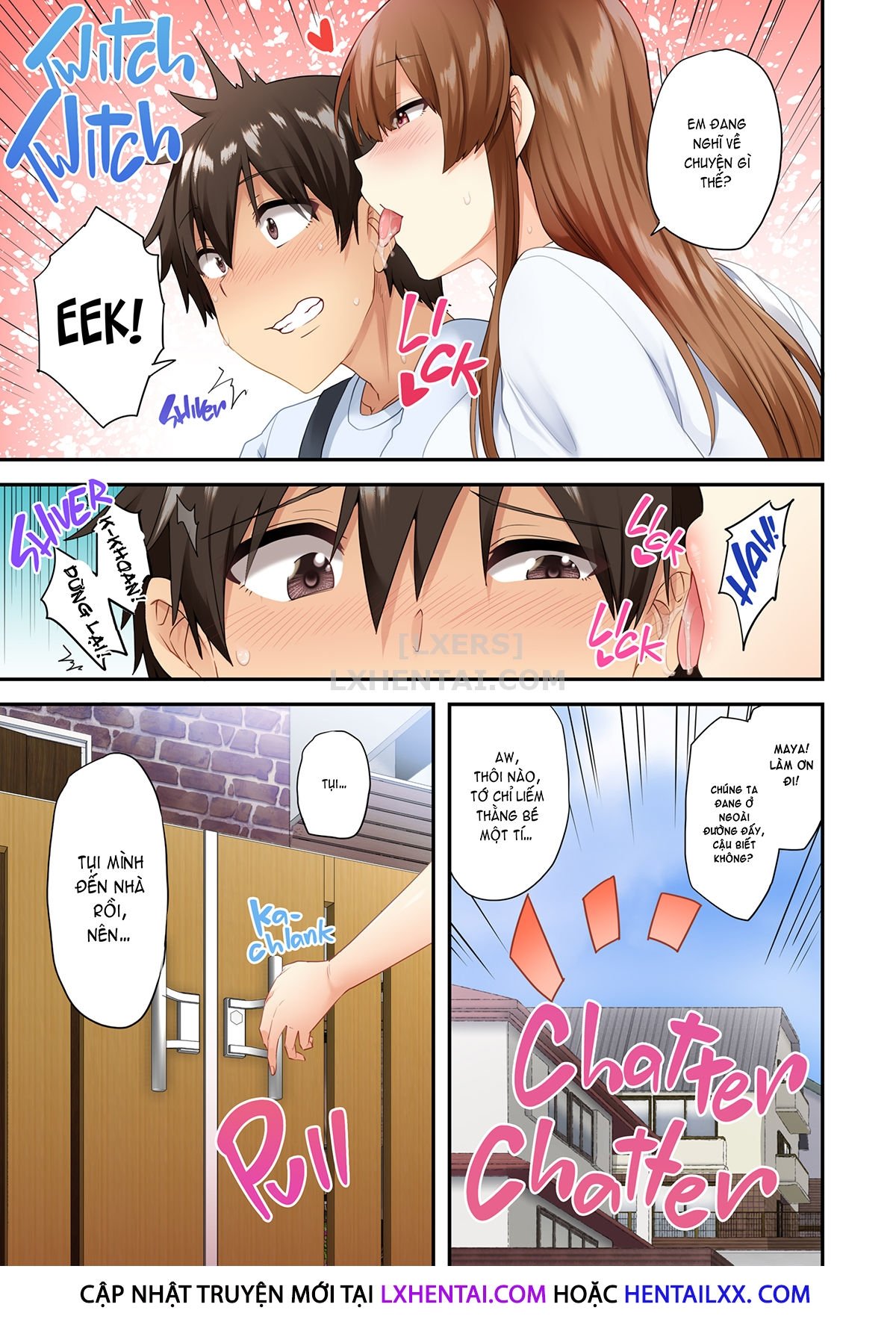 Đọc truyện hentai Onee-chan no Wasuremono o Todoke ni Kita Hazu nanoni - Chap 2 - Home Game