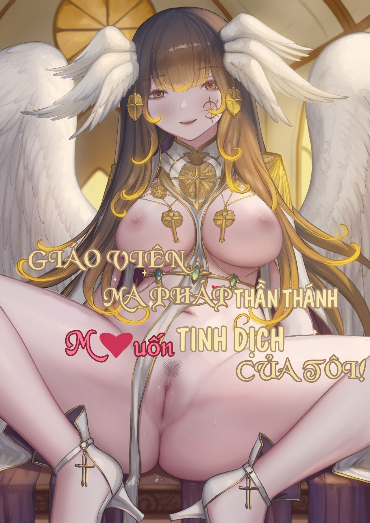 Đọc truyện hentai Giáo viên thánh thuật muốn tinh dịch của tôi! - Oneshot