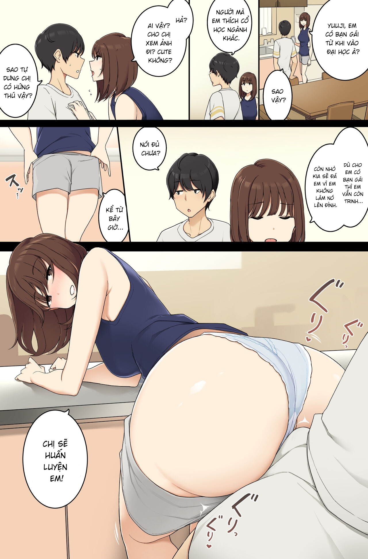 Đọc truyện hentai Làm tình với chị gái cùng cha khác mẹ. - Oneshot