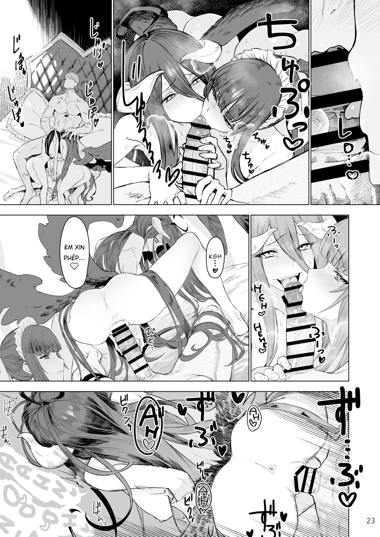 Đọc truyện hentai Chủ nhân của biệt đội nữ hầu - Oneshot