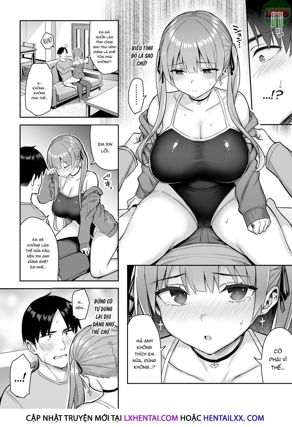 Đọc truyện hentai Moto InCha no Kyonyuu Yariman Imouto ga Erosugite, Onii-chan wa Mou...!! - Chap 2
