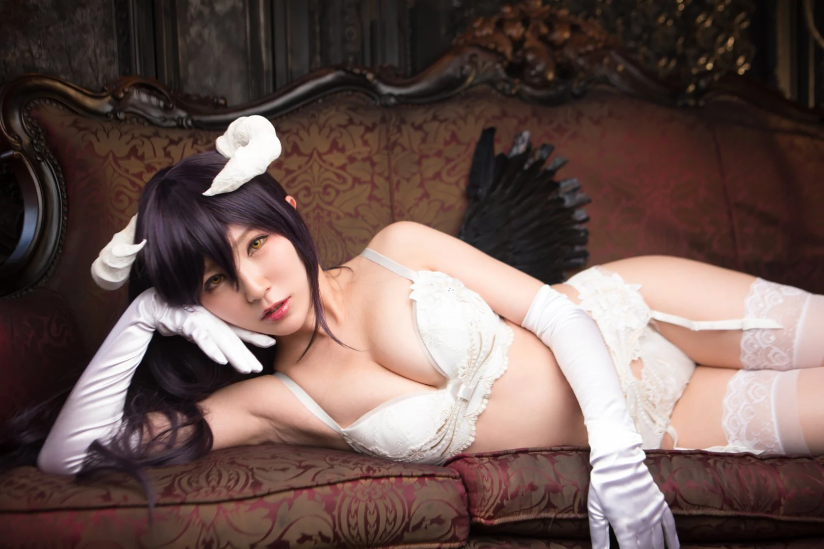 Đọc truyện hentai Tuyển tập Albums siêu phẩm Cosplay - Chap 959 - [Baitai Seijo (Luna Kirishima)] Junketsu Succubus wa ito Toutoki Yume wo miru