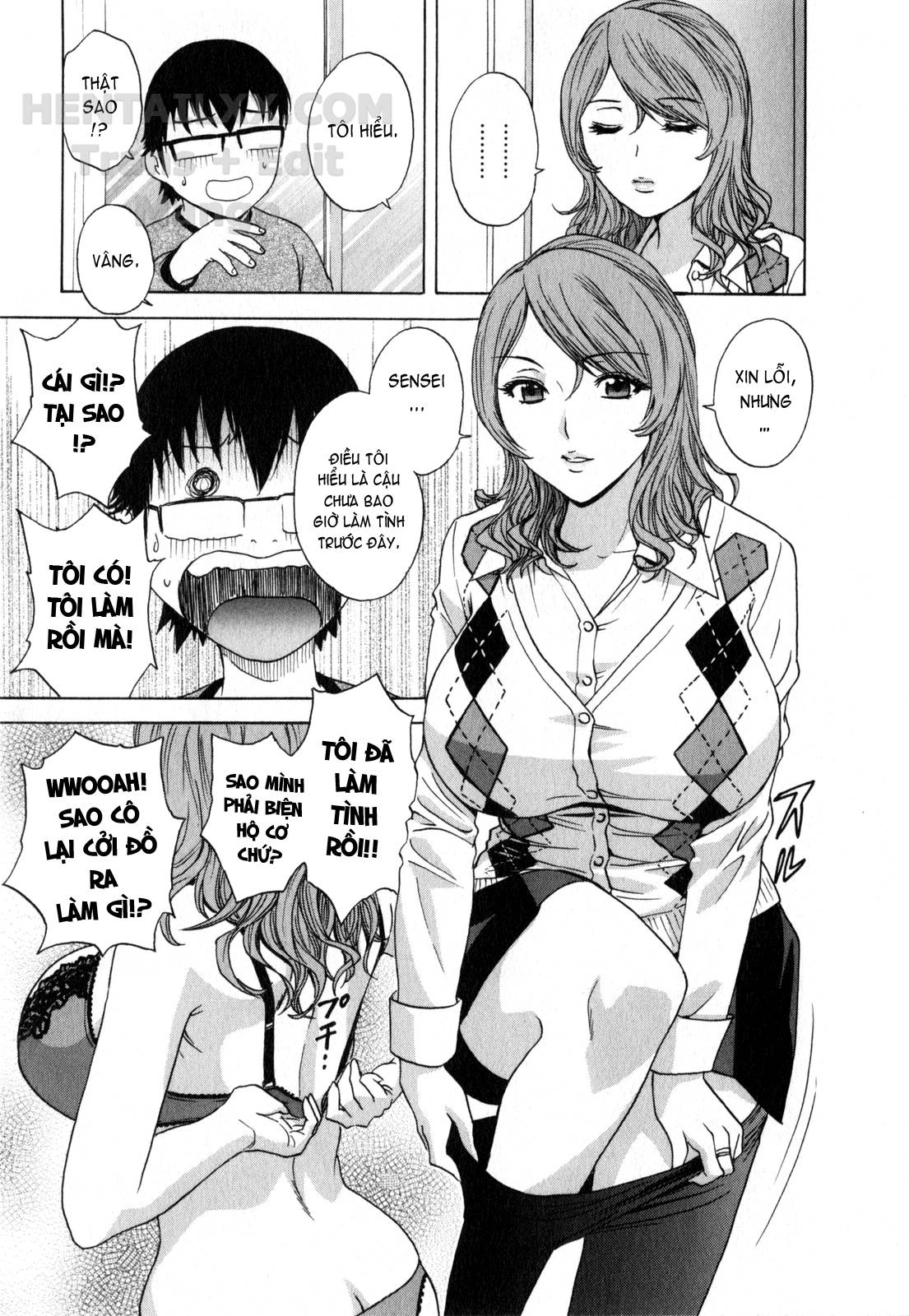 Đọc truyện hentai Life With Married Women Just Like A Manga - Chap 12