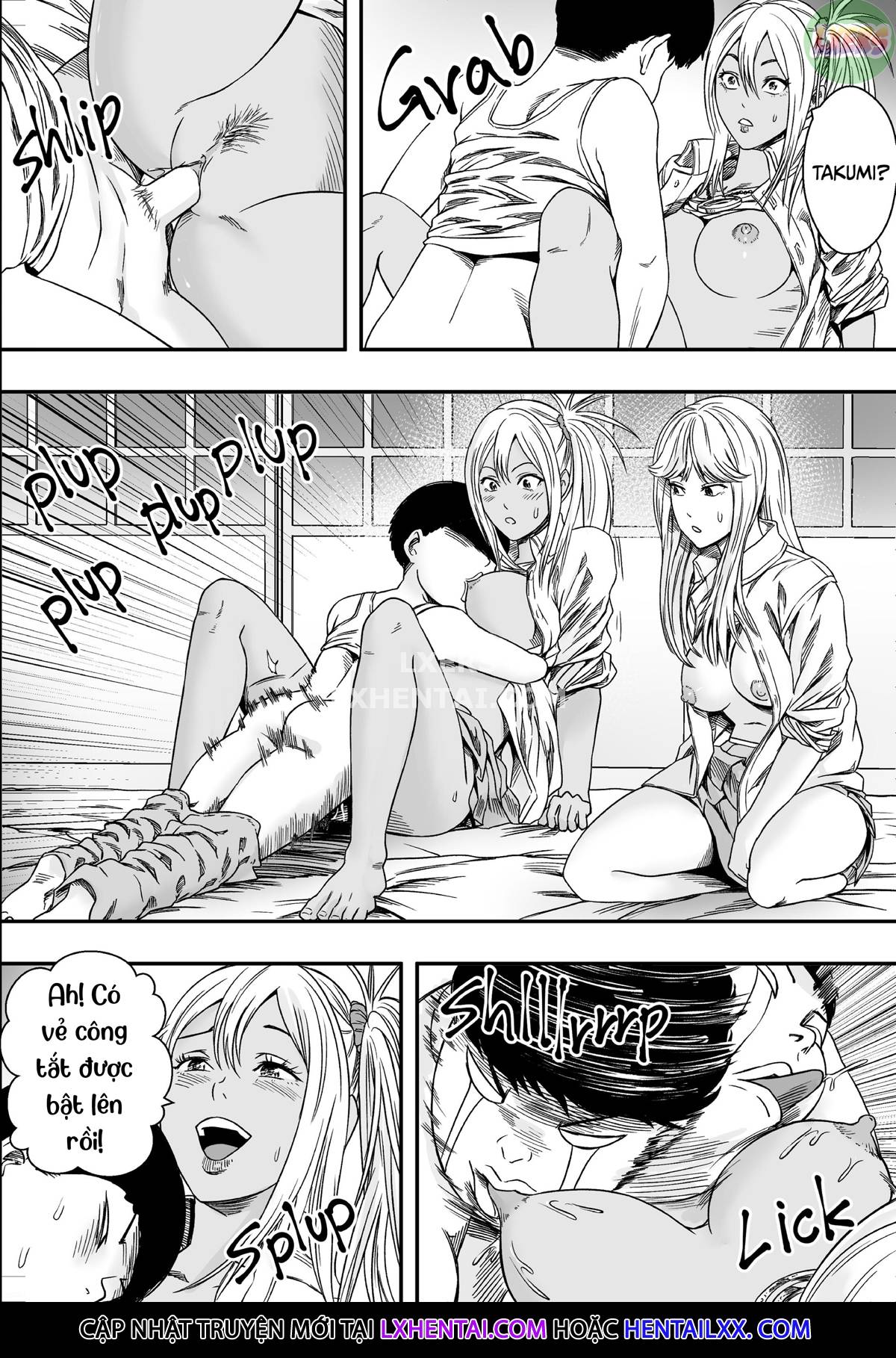 Đọc truyện hentai Field Trip with My First Crush and the Bad Crowd - Oneshot