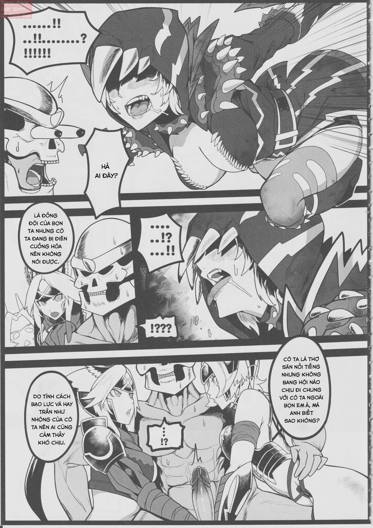 Đọc truyện hentai Double Sex (Monster Hunter) - Oneshot