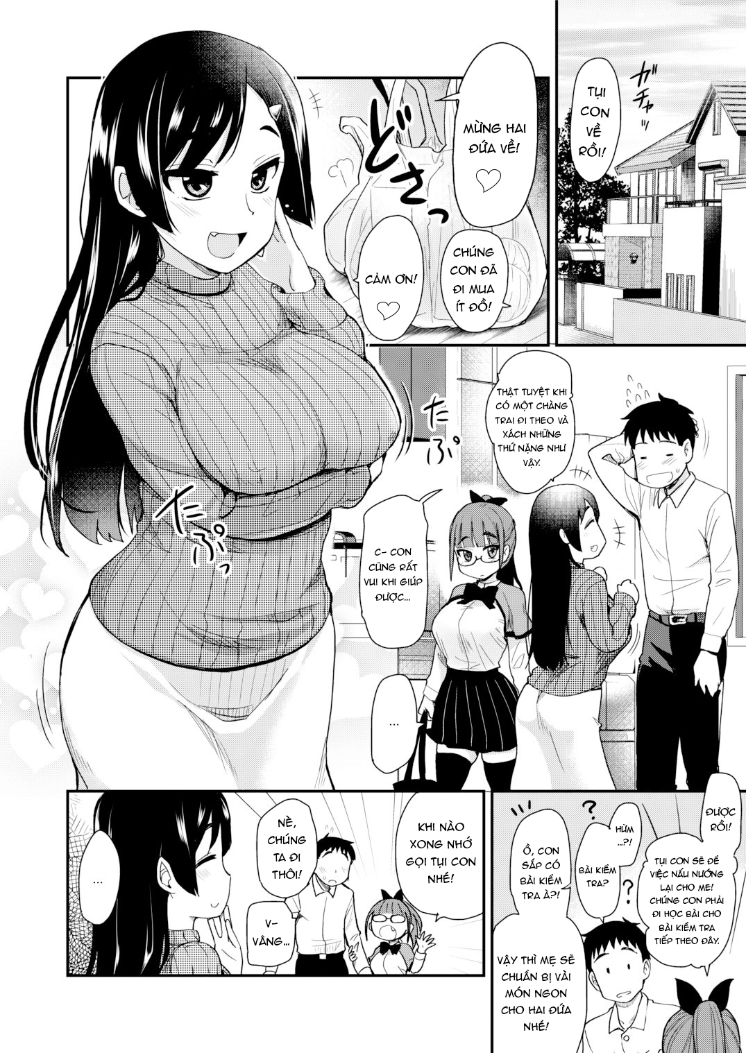 Đọc truyện hentai Mẹ kế và chị gái - Chap 1