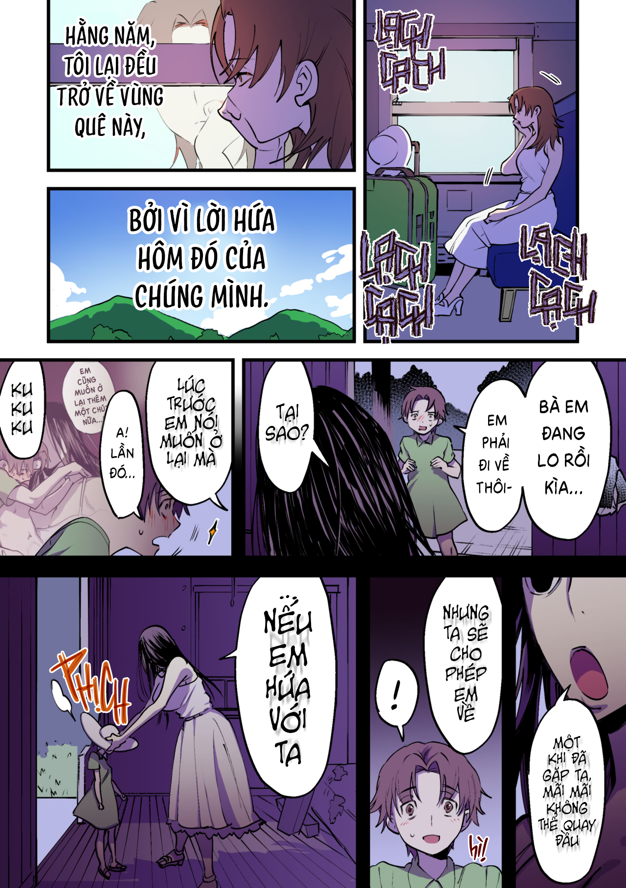 Đọc truyện hentai Mùa Hè Vĩnh Cửu ~Ma nữ có cu x Loli~ - Oneshot