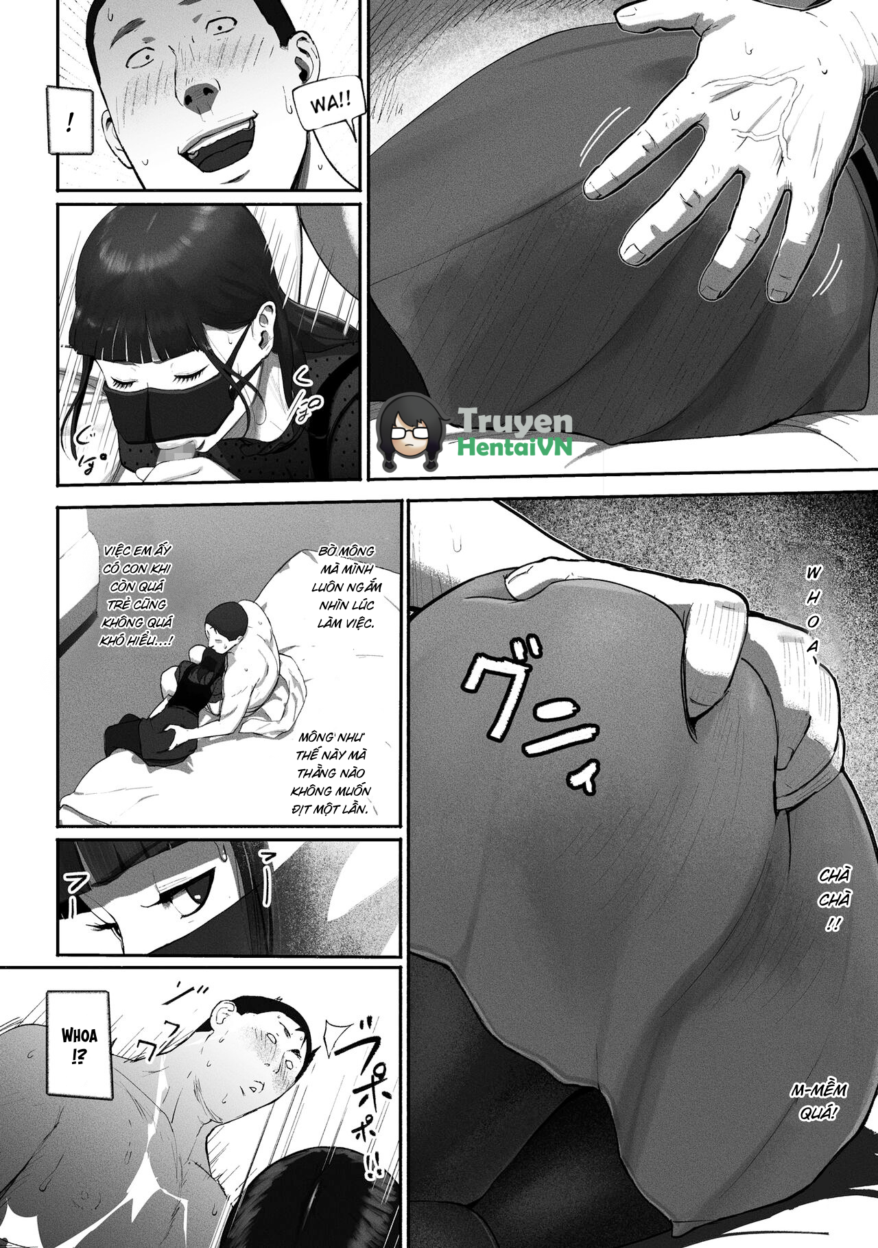 Đọc truyện hentai SinMama Papakatsu ~Shokuba no Joshi to Appli de Deattara~ - Oneshot