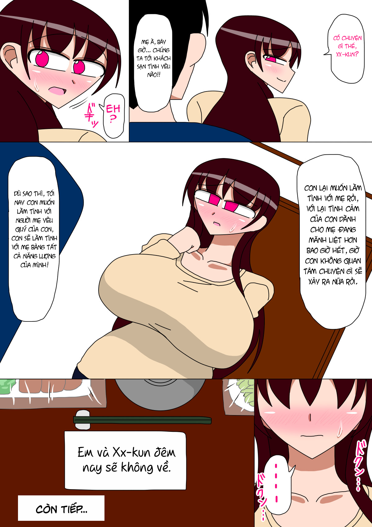 Đọc truyện hentai Boku to Kaa-san no Ikkagetsu (1&2) - Chap 4