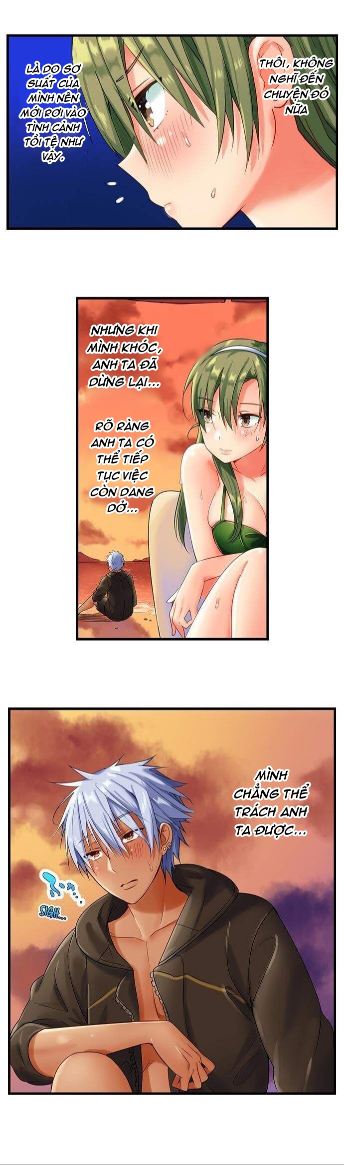 Đọc truyện hentai Cô gái trong trắng lên đỉnh tại bãi biển khoả thân! - Chap 6