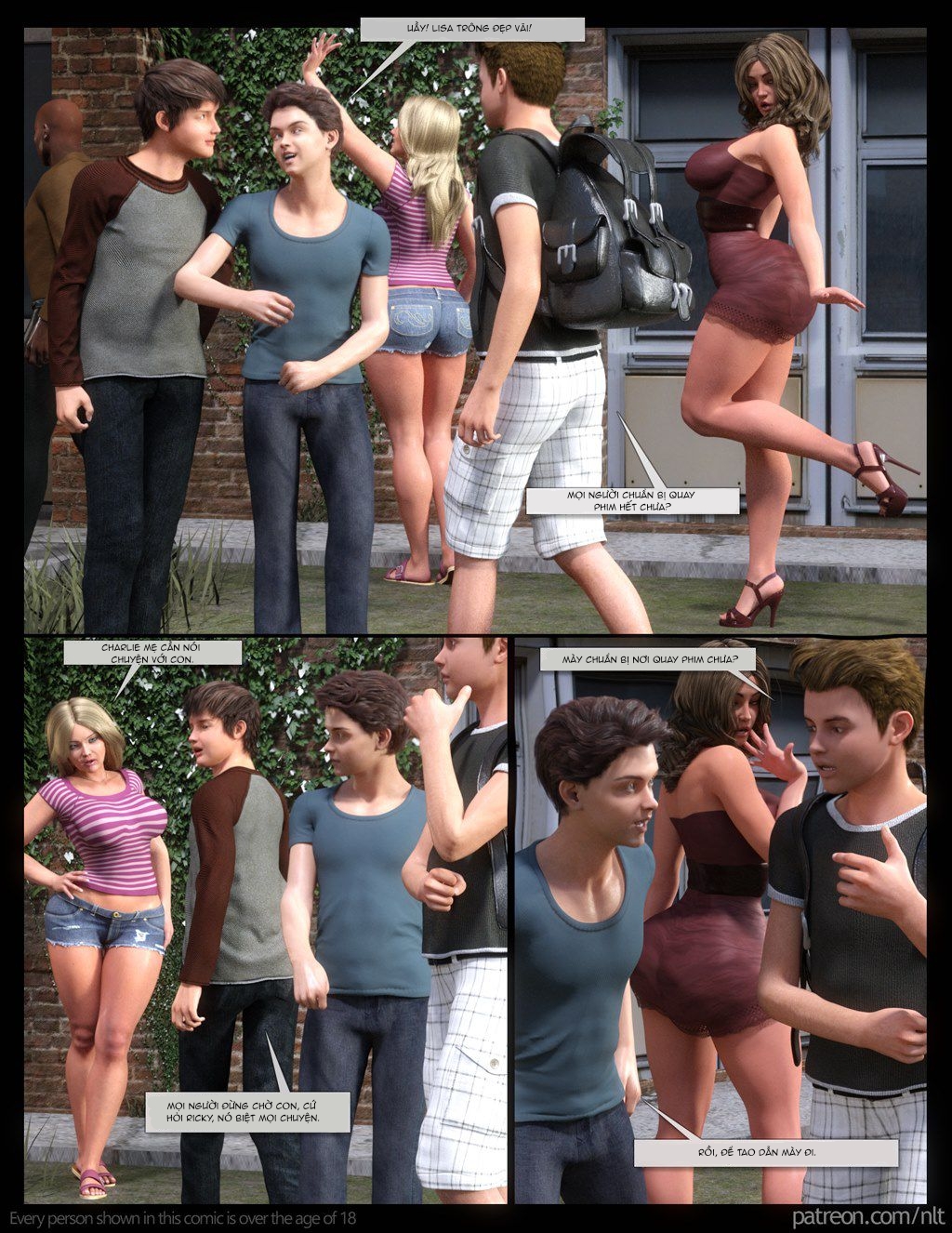 Đọc truyện hentai Mother's gangbang - Chap 1