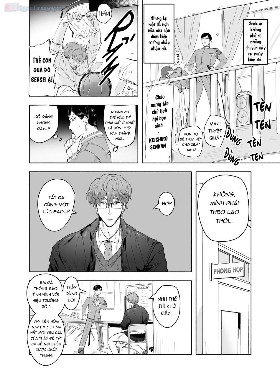 Đọc truyện hentai Cosplay y tá nóng bỏng cùng giáo viên biến thái trong phòng Hội Học sinh - Chap 1