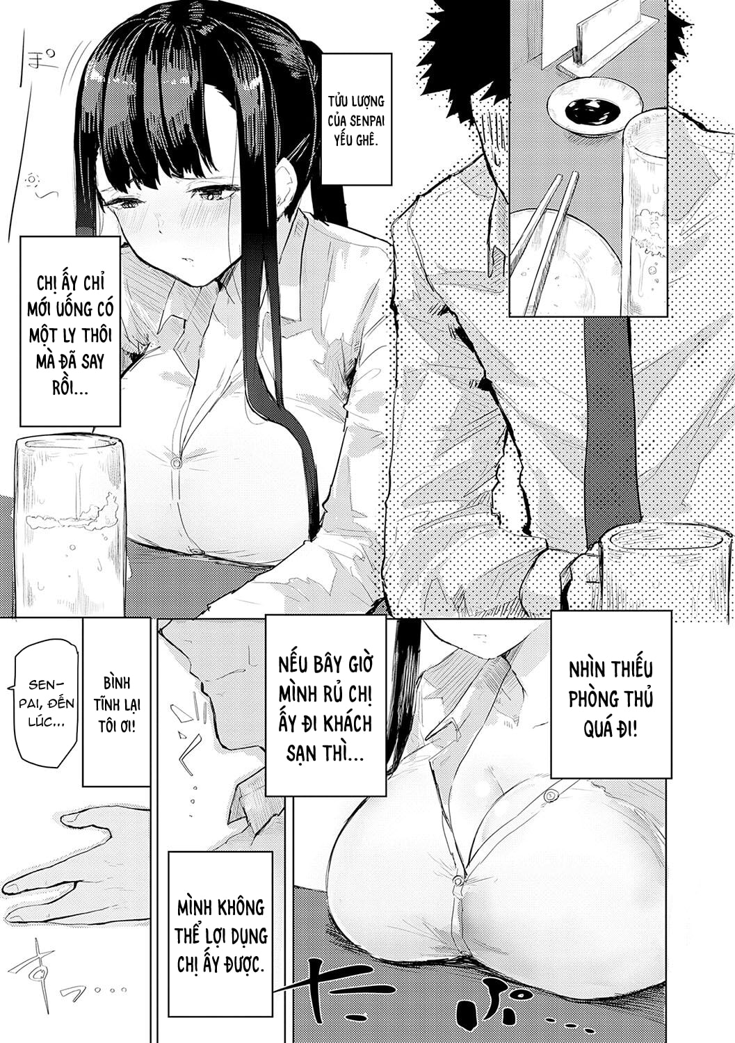 Đọc truyện hentai Chị có thể uống, nhưng mà... - Oneshot