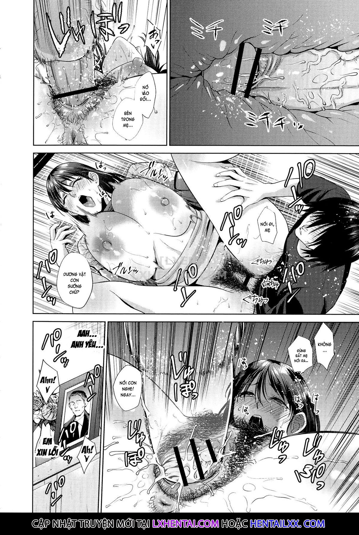 Đọc truyện hentai The Day I Connected With Mom - Chap 4