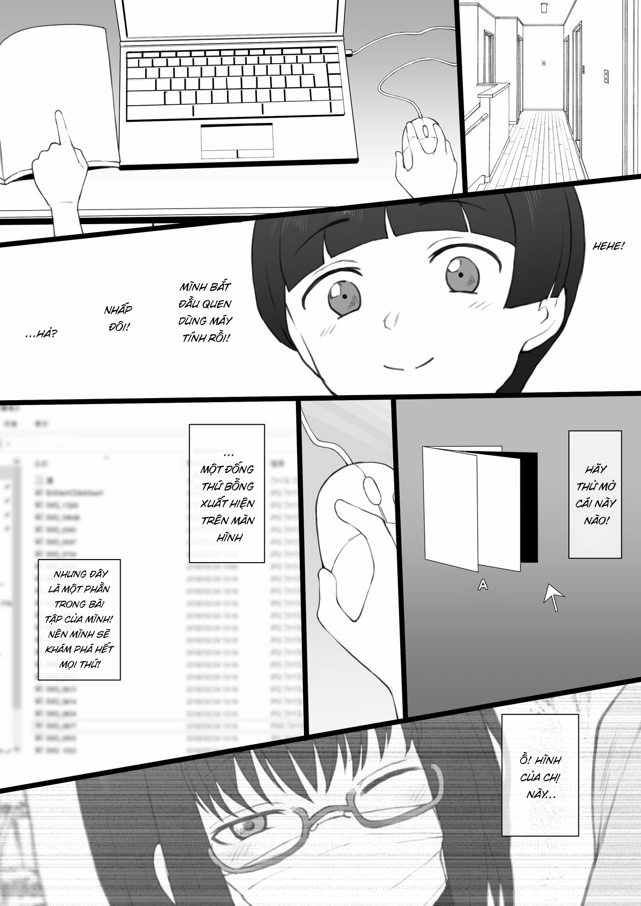Đọc truyện hentai Daisuki na Onee-chan ni Karita Pasocon no Naka ni... - Oneshot