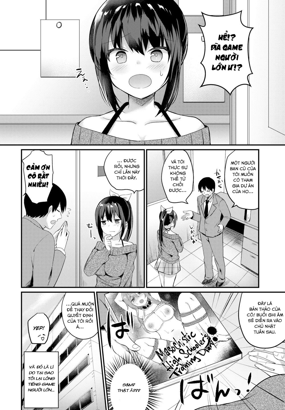 Đọc truyện hentai Bạn gái tôi là diễn viên lông tiếng Eroge - Oneshot Không Che