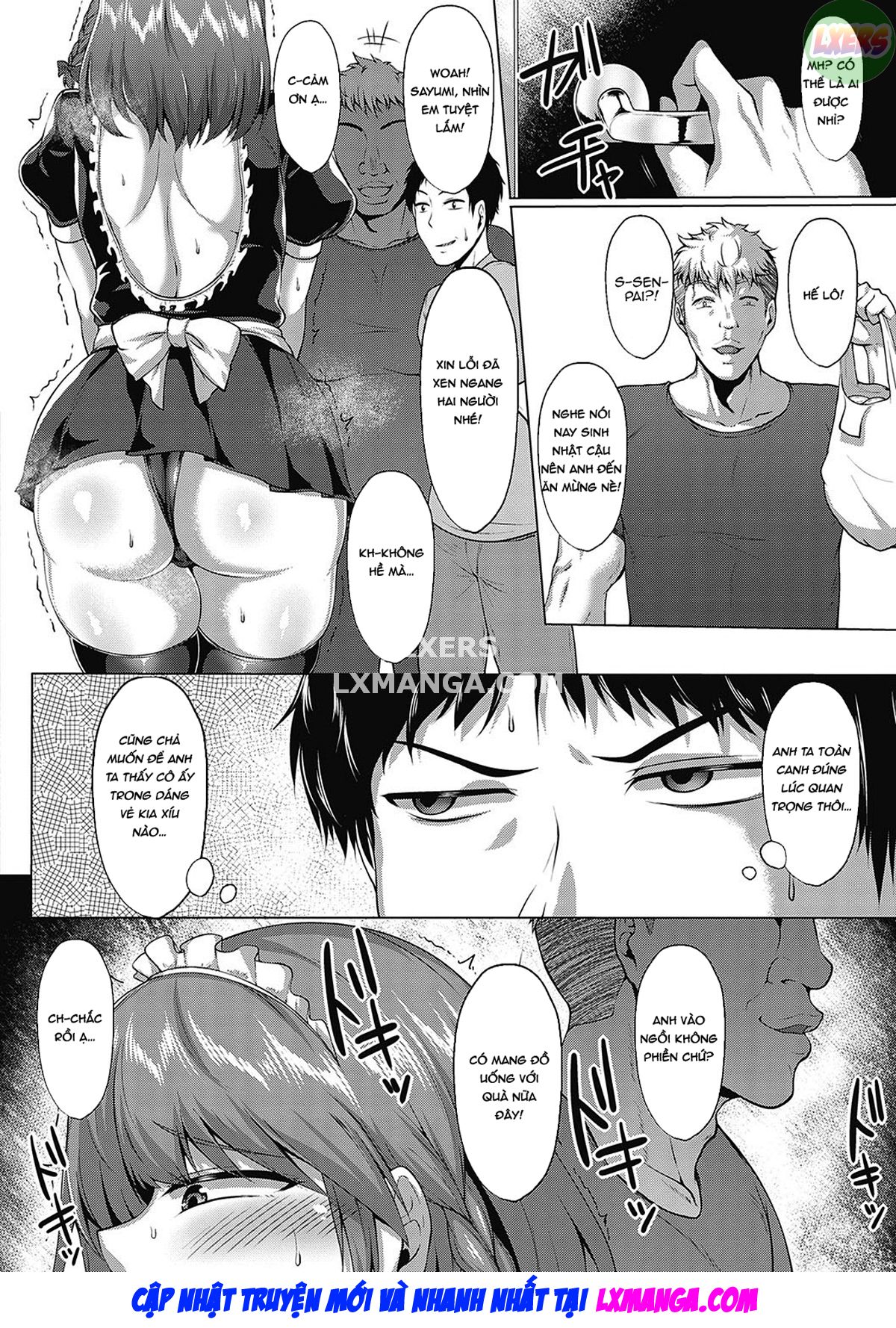 Đọc truyện hentai Cô hầu gái xinh đẹp - Chap 1