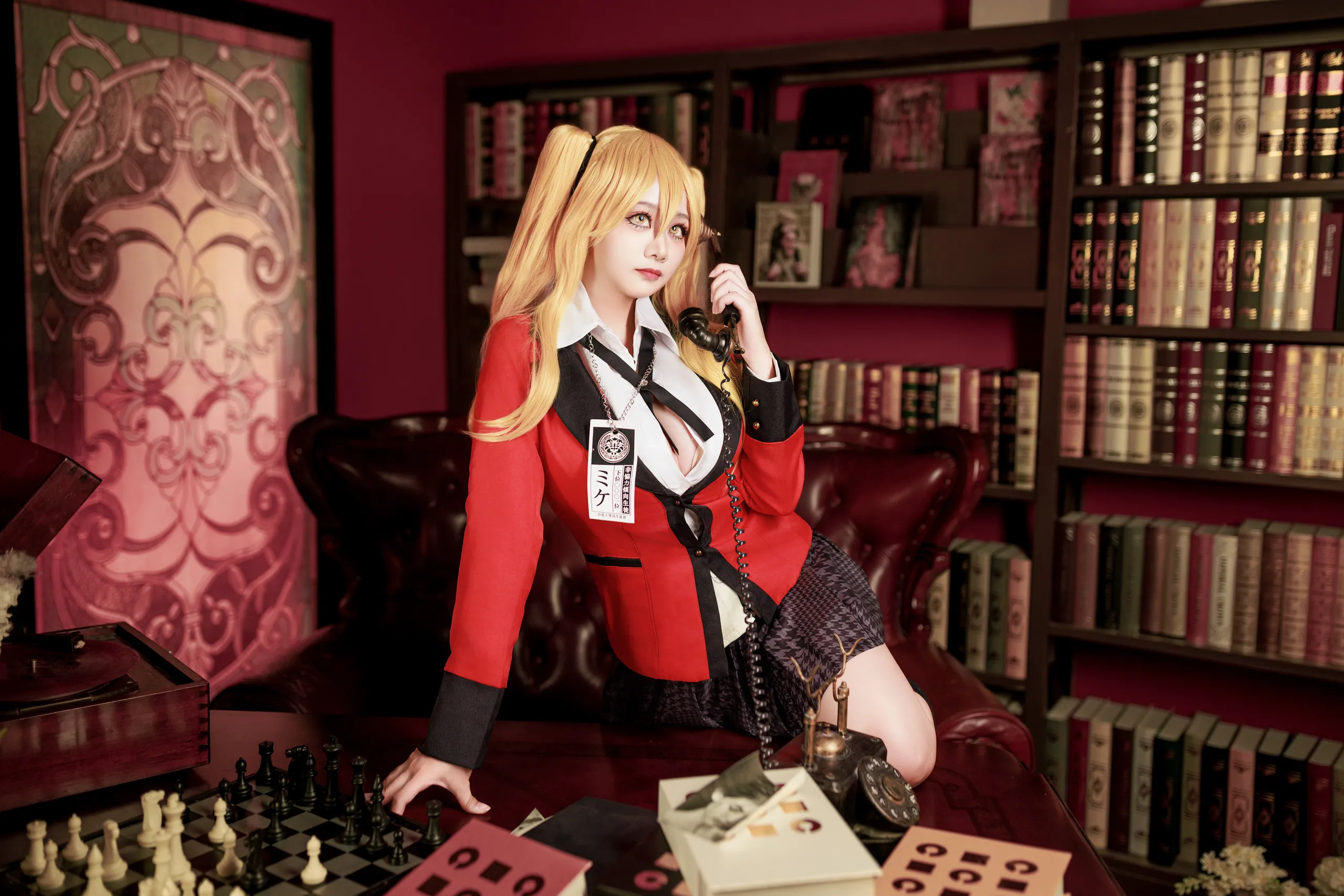 Đọc truyện hentai Tuyển tập Albums siêu phẩm Cosplay - Chap 1109 - A Xuexue - Kakegurui Saotome Meiari Uniform