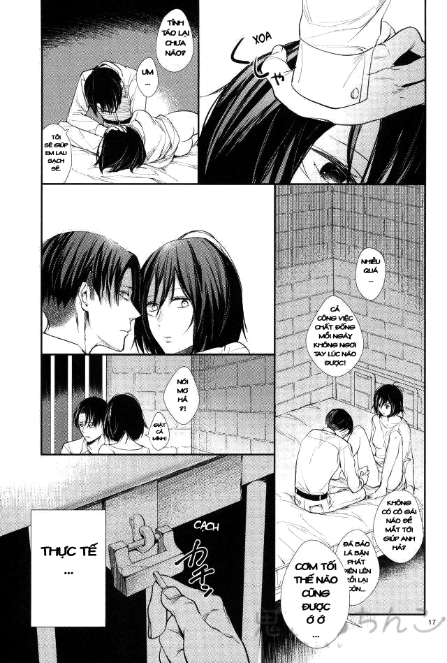 Đọc truyện hentai Ánh sáng phía bên kia (Shingeki no Kyojin) - Oneshot