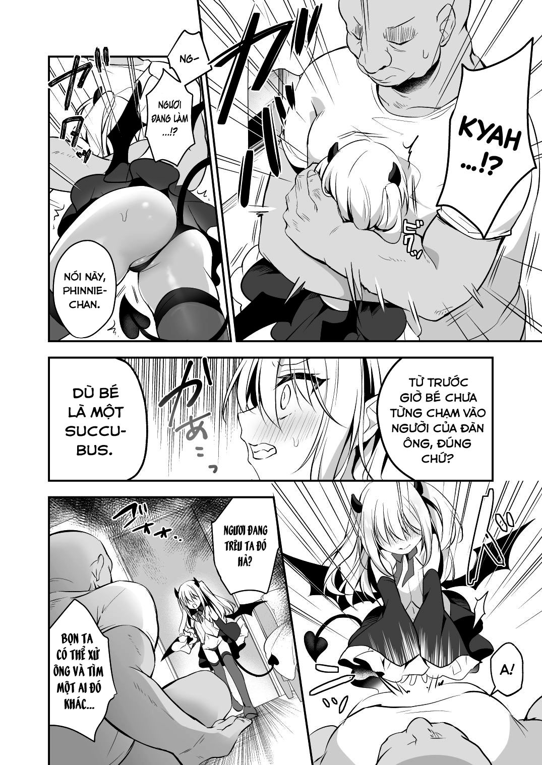 Đọc truyện hentai Huấn luyện bé Succubus ngây thơ thành người nhớn. - Oneshot