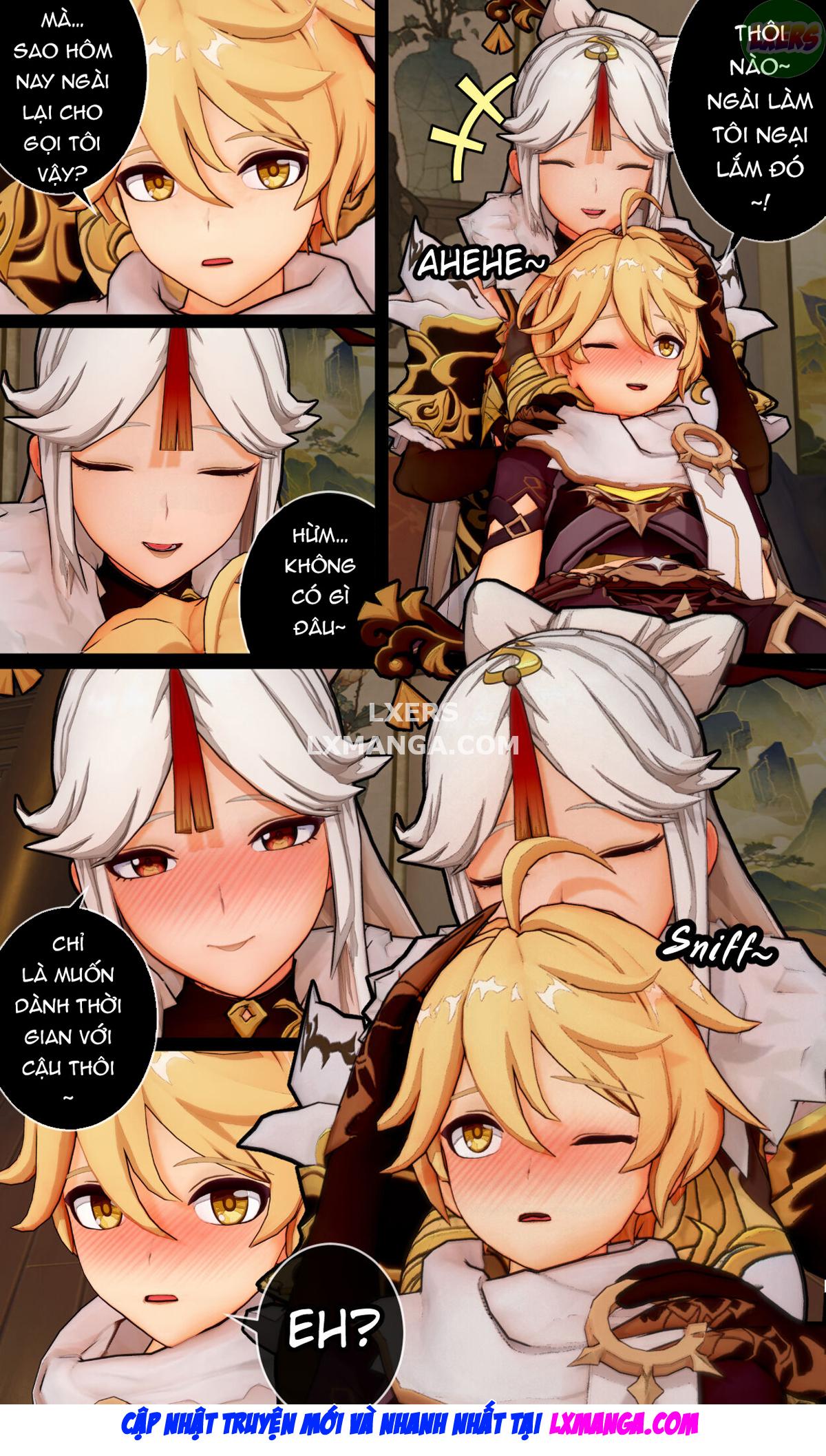 Đọc truyện hentai Lời tri ân đặc biệt của Ningguang - Oneshot