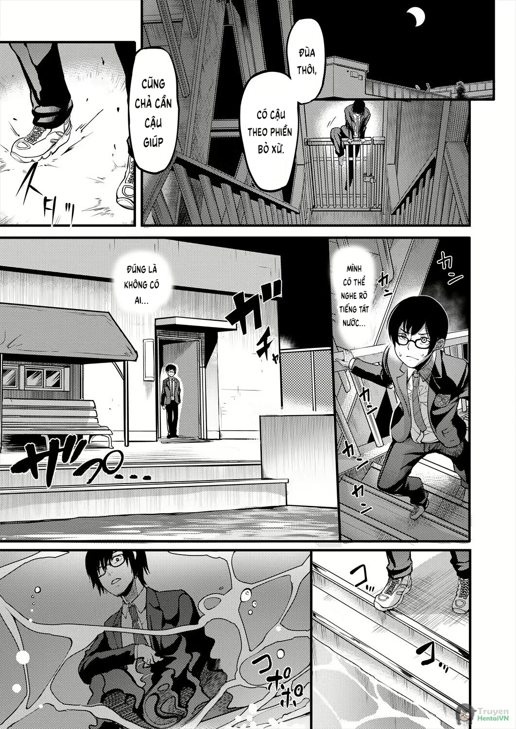 Đọc truyện hentai Houkago Dosukebe Nightpool - Oneshot