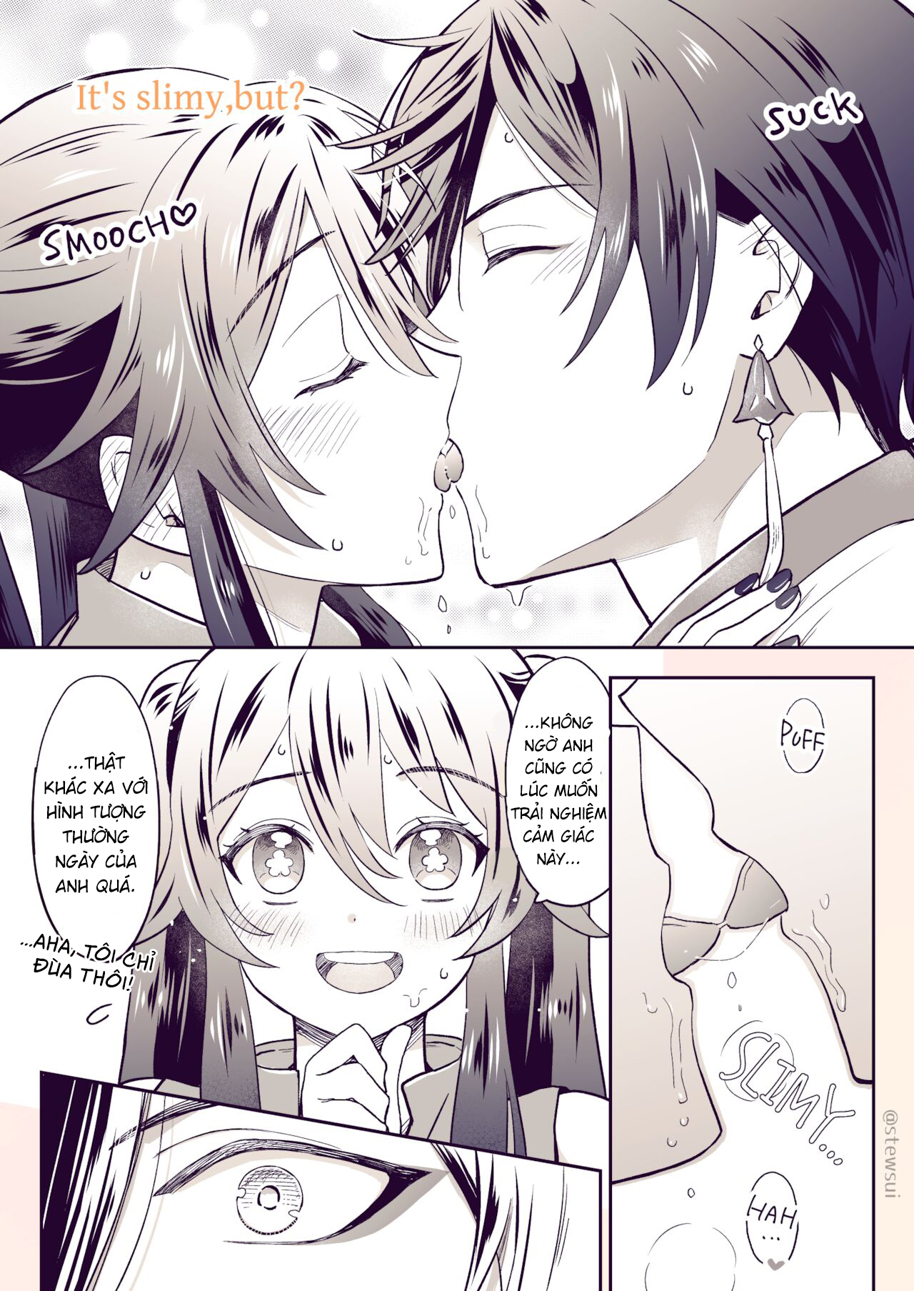 Đọc truyện hentai Zhongli x Hu Tao love story - Oneshot