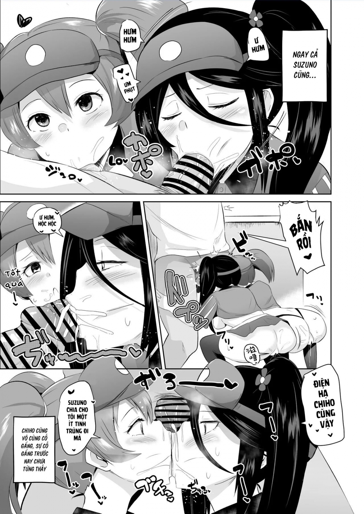 Đọc truyện hentai Làm tình với 3 em nữ sinh - Chap 2