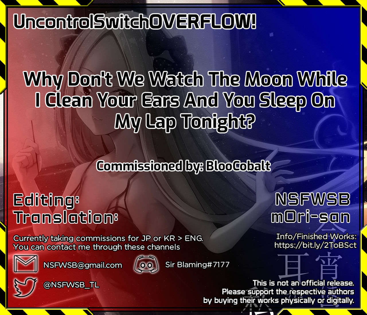 Đọc truyện hentai Tại sao chúng ta không ngắm trăng thư giản trong lúc em ráy tai cho anh - Oneshot