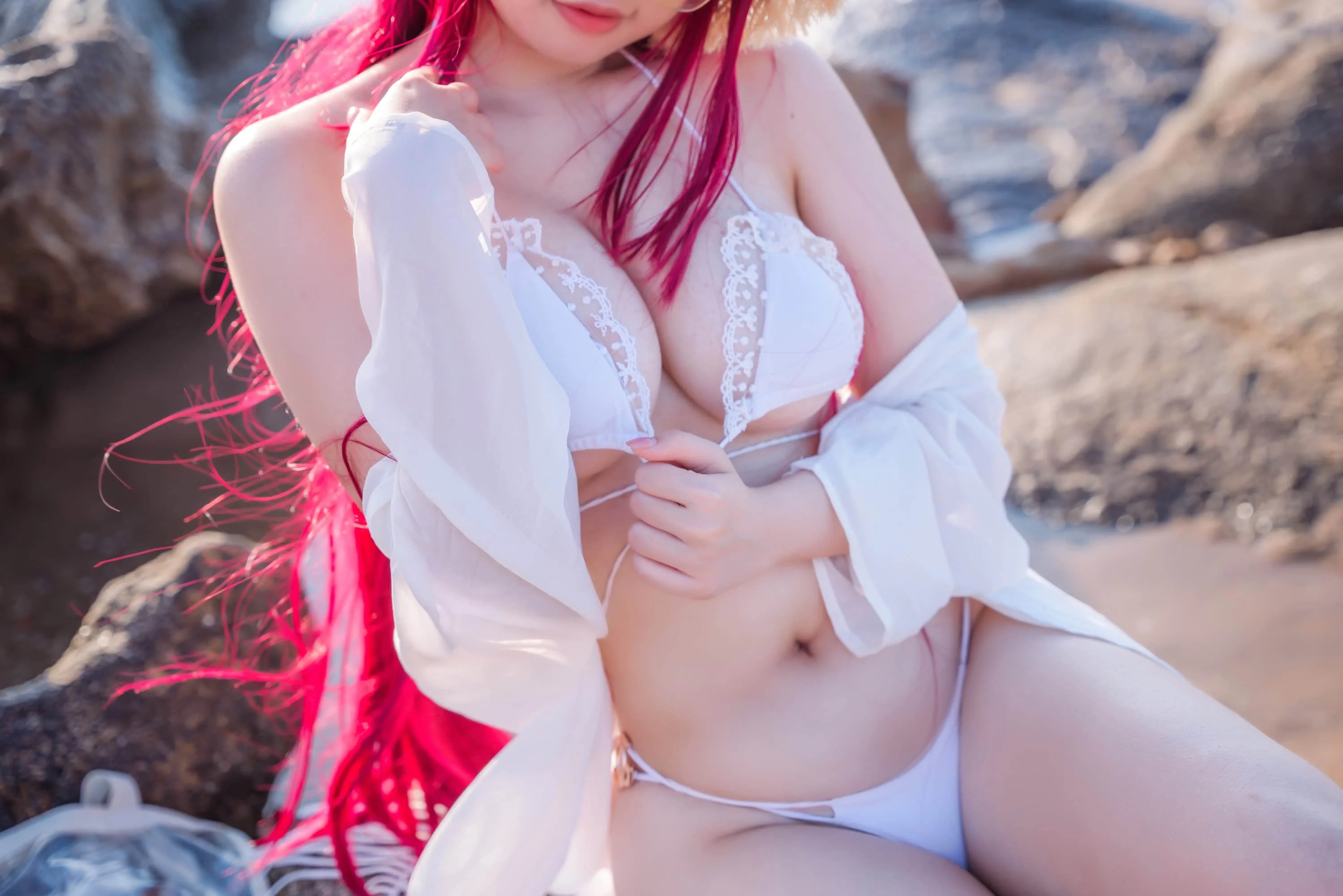 Đọc truyện hentai Tuyển tập Albums siêu phẩm Cosplay - Chap 809 - Ah Ri Ri - Surcouf Swimwear