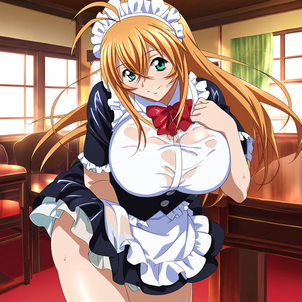 Đọc truyện hentai Tuyển tập Albums Art hentai - Chap 268 - Sonsaku (Ikki Tousen) AI illustration maid outfit