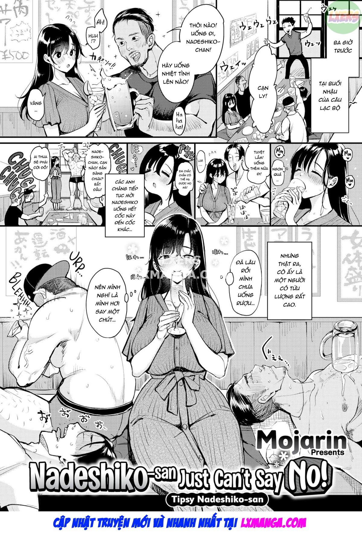 Đọc truyện hentai Nadeshiko-san wa NO!tte Ienai Horo Yoi Nadeshiko-San Hen - Oneshot
