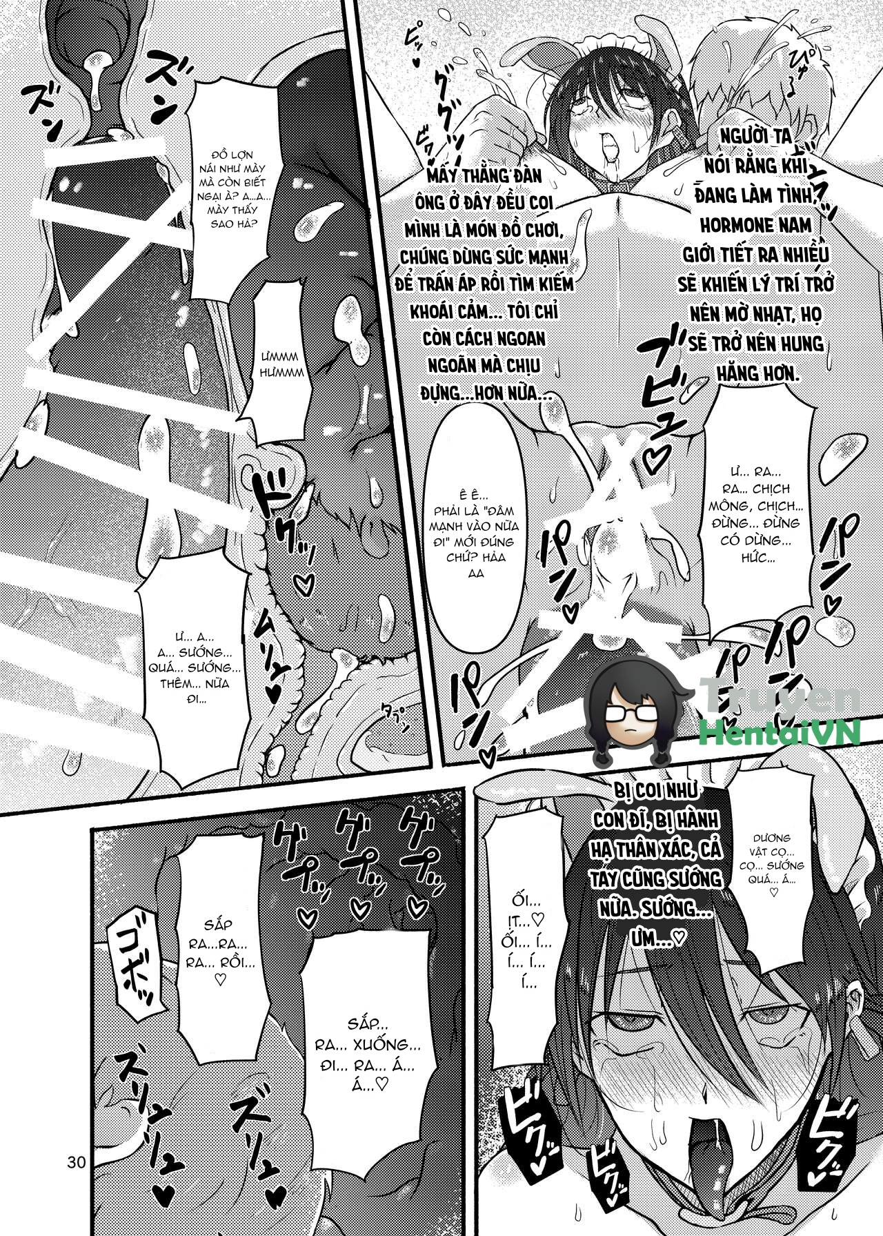 Đọc truyện hentai Futsuu no Inkya no JK Datta kedo, Maid ni Sarete, Makasare Haramasare Shussan Saserarete Bitch ni Naremashita! - Oneshot