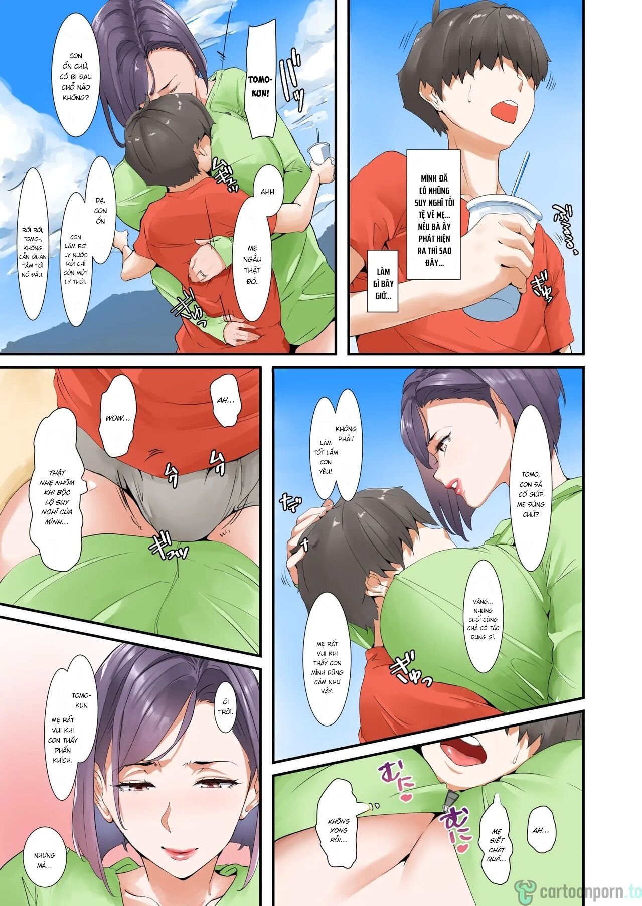 Đọc truyện hentai Musuko to Sex suru node Hahaoya wa Oyasumi Shimasu - Chap 1