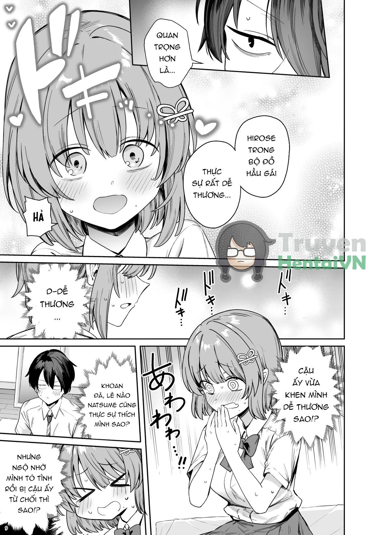 Đọc truyện hentai Class de Kakure Ninki no Hirose-san ga Guigui kuru! - Oneshot
