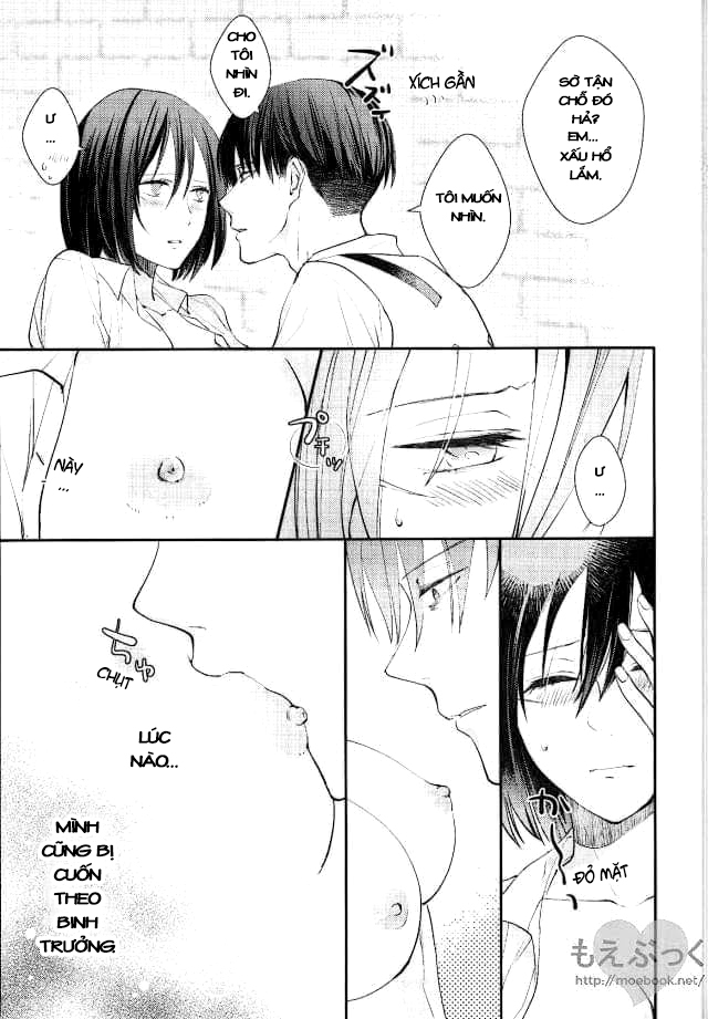 Đọc truyện hentai Chẳng thể đợi chờ (Shingeki no Kyojin) - Oneshot