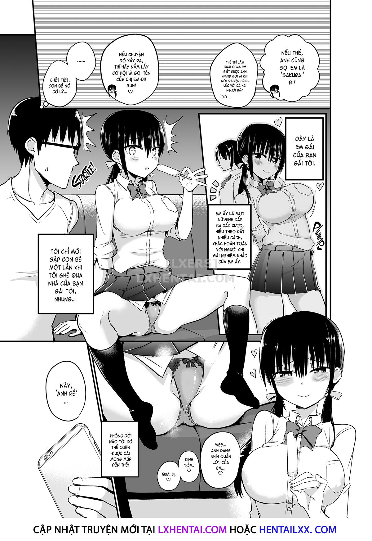 Đọc truyện hentai Sakurai:02 - My Girlfriend's Little Sister is a Hot Devil - Oneshot