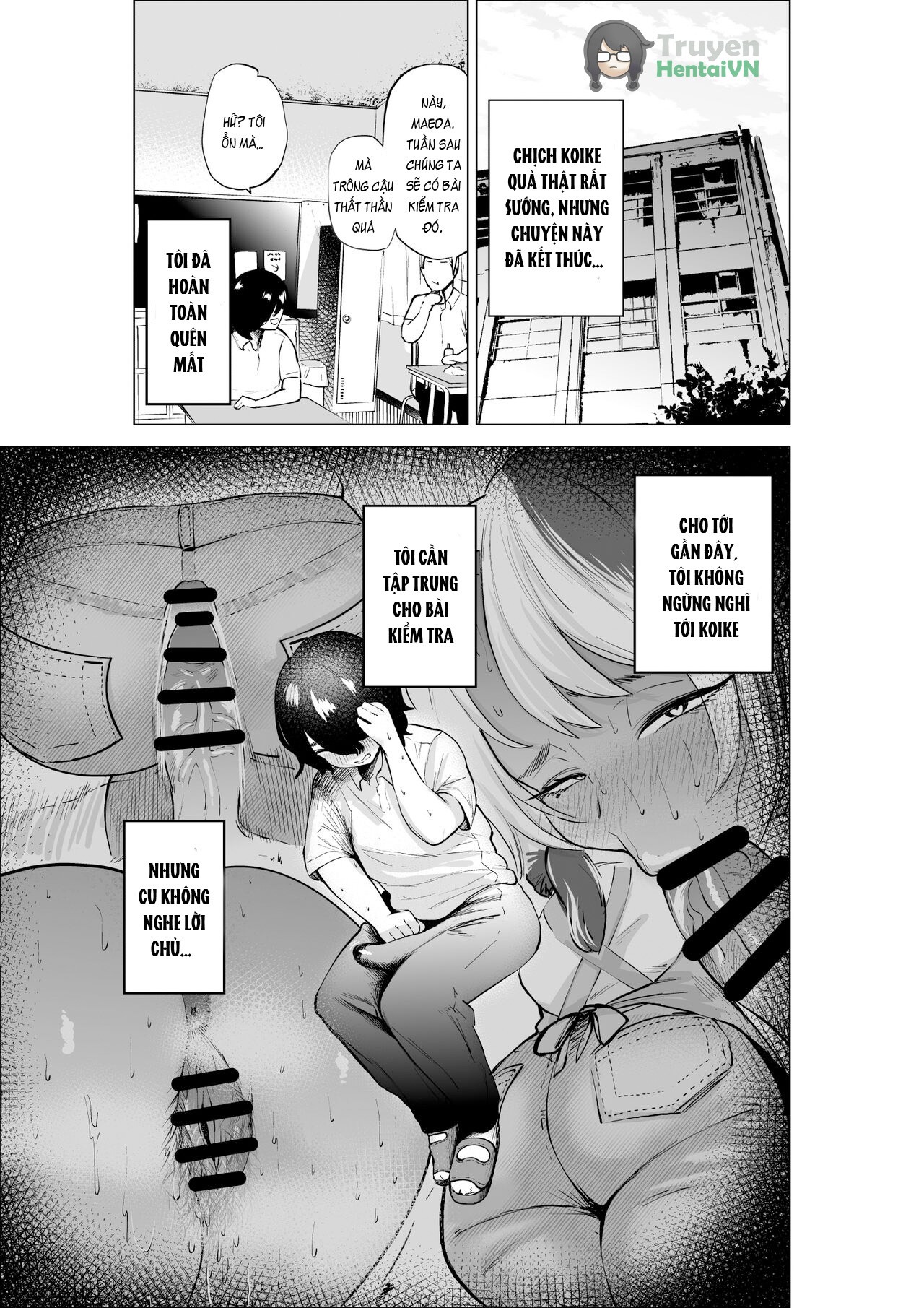 Đọc truyện hentai Manbiki Shounen to Part no Hitozuma - Oneshot