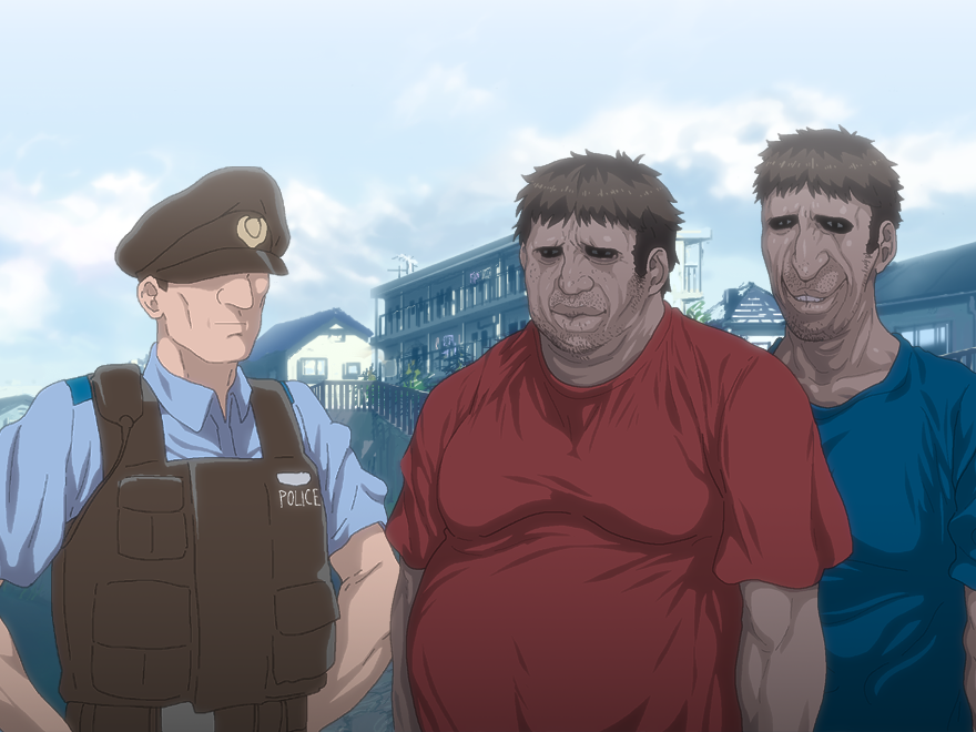 Đọc truyện hentai Futotta Otoko ga Shoujo ni Hanashi Kakeru Jian Hassei - Artist CG - Ảnh động