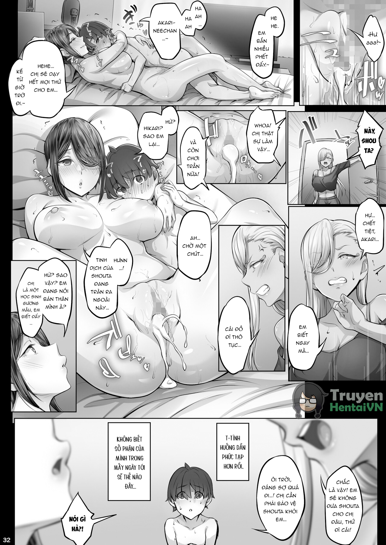 Đọc truyện hentai Sự cám dỗ của hai chị em ruột - Oneshot