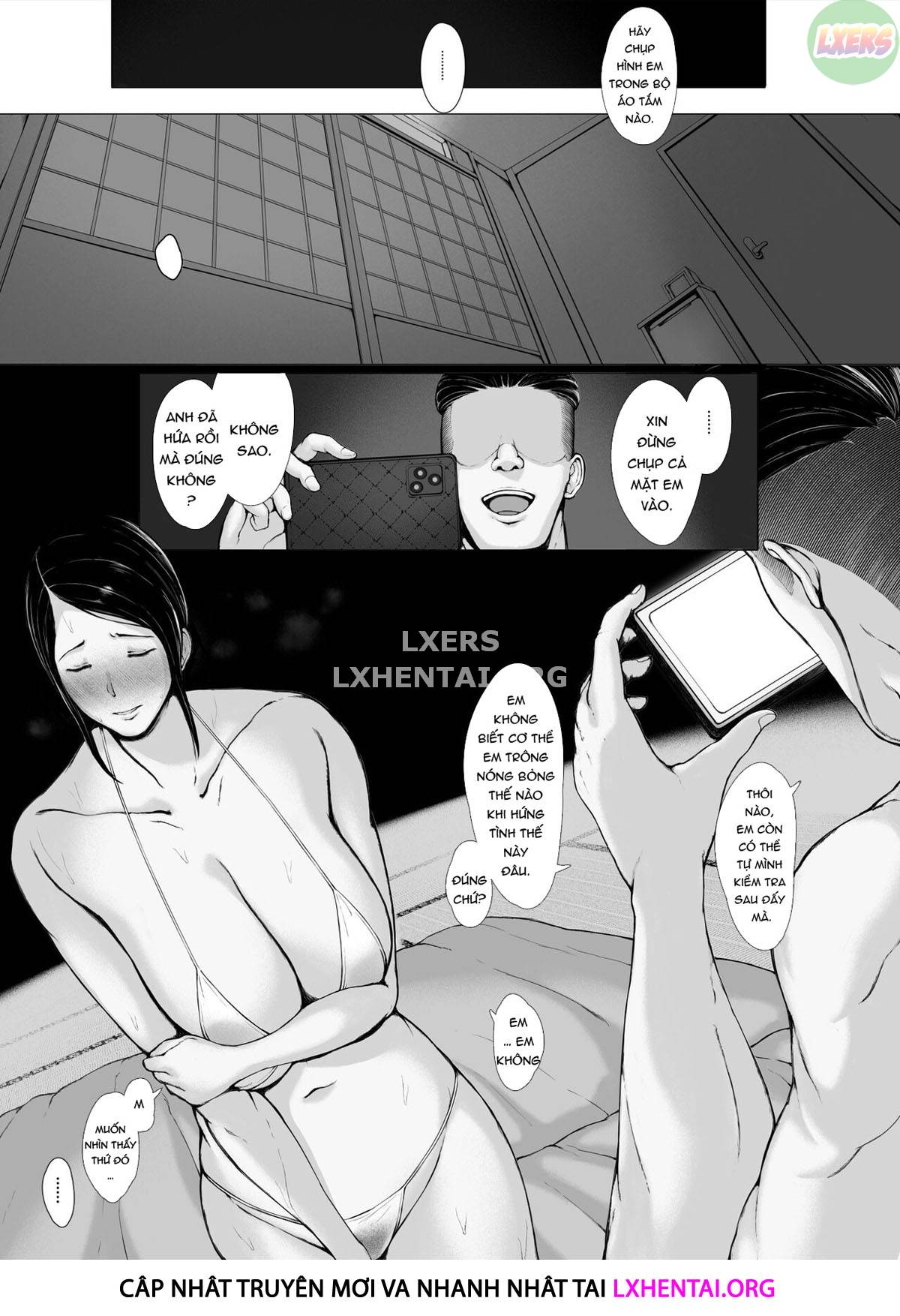 Đọc truyện hentai Hahagui Ottori Okaasan ga Toshishita Yarichin ni Nerawareru Toki - Chap 2B