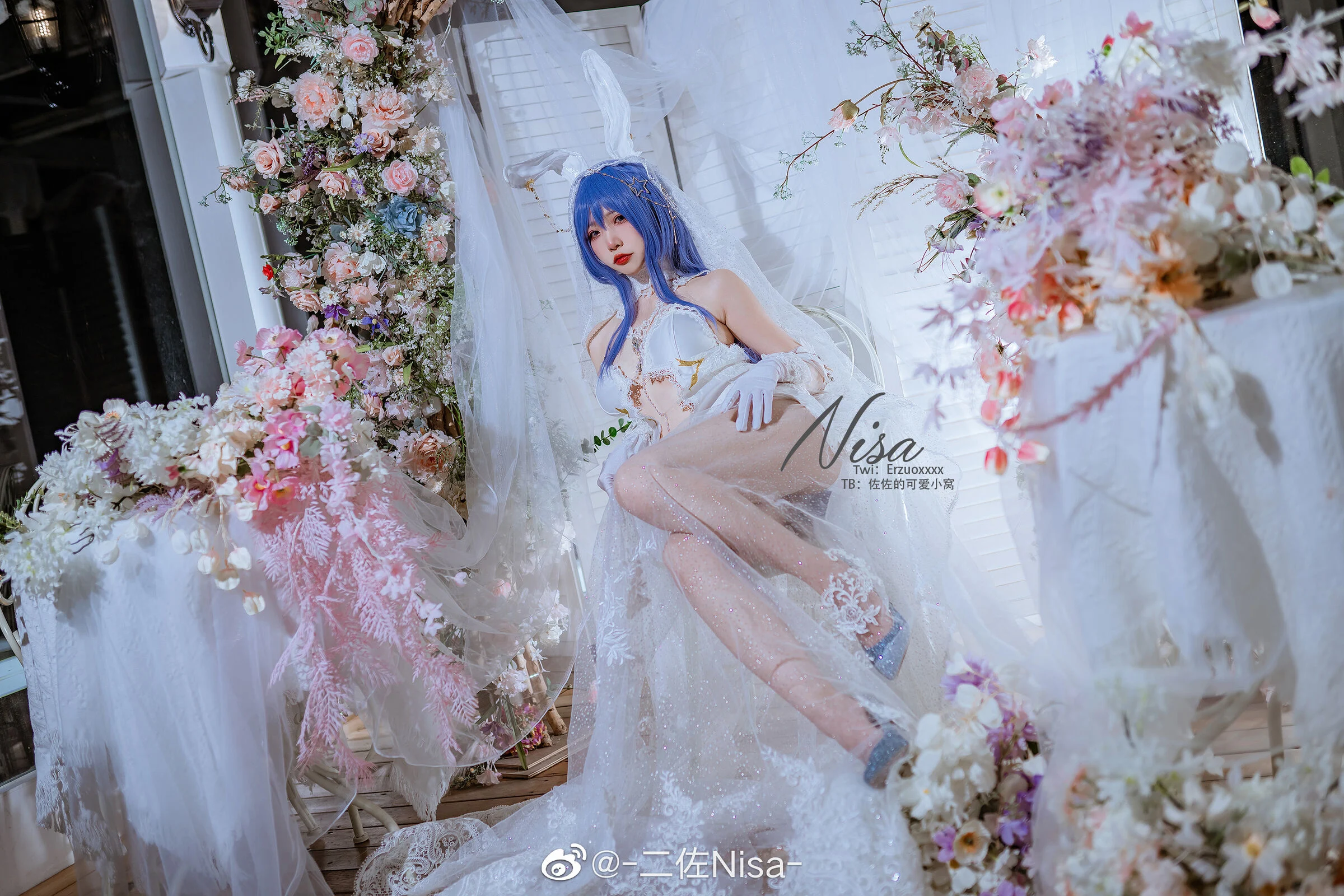 Đọc truyện hentai Tuyển tập Albums siêu phẩm Cosplay - Chap 443 - [Nisa] Azur Lane Beautiful wedding dress New Jersey