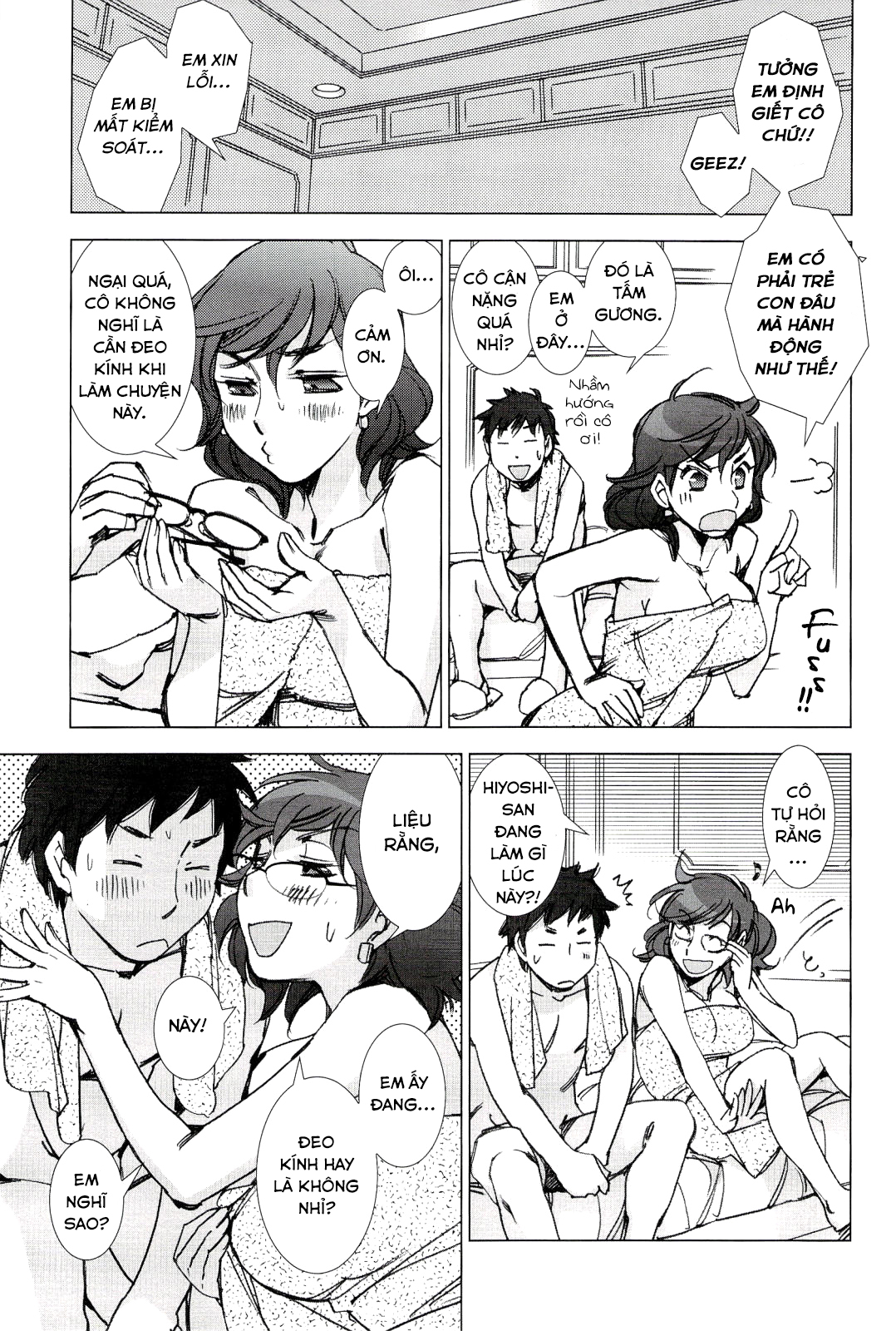 Đọc truyện hentai Tsunashima-kun and Ookura Sensei - Oneshot