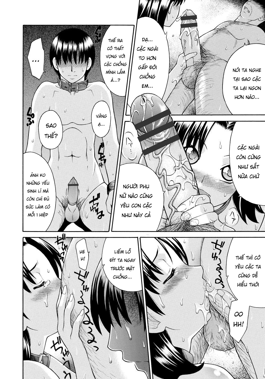 Đọc truyện hentai Tôi đã bị địt ngay trước mặt chồng mình - Oneshot